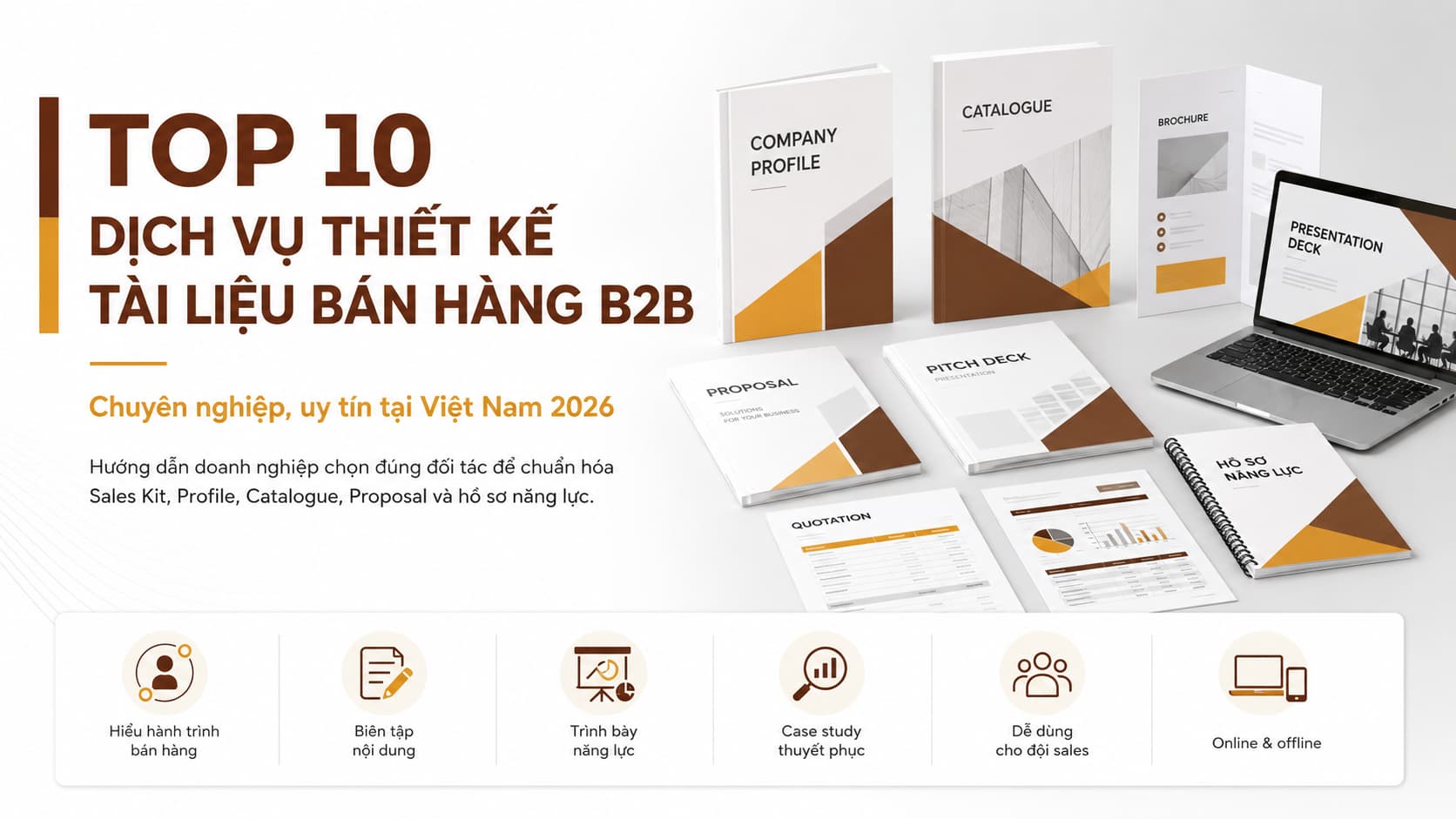 Dịch vụ thiết kế tài liệu bán hàng B2B chuyên nghiệp tại Việt Nam