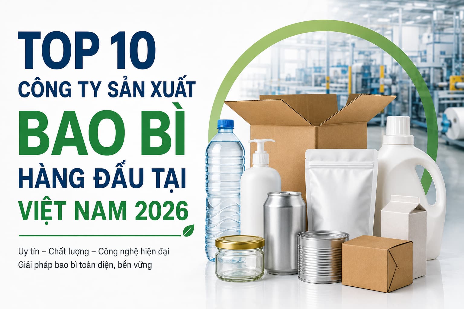 Top 10 công ty sản xuất bao bì hàng đầu tại Việt Nam 2026