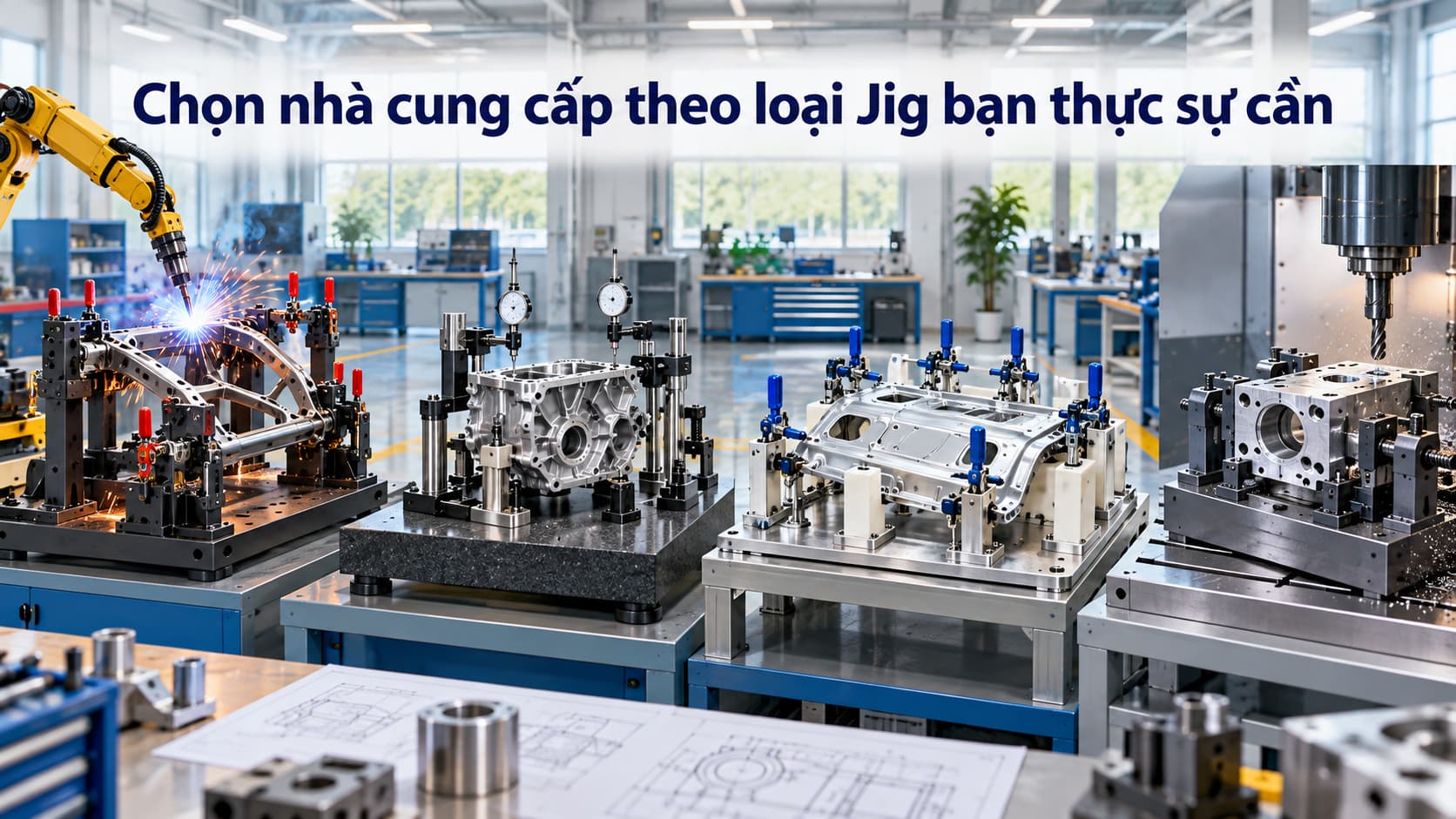 Jig Fixture được kiểm tra và trial trước khi nghiệm thu sản xuất